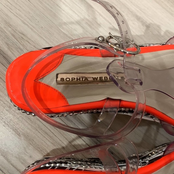 Sophia Webster Suki Jelly Platform Wedge Sandal - Picture 8 of 9